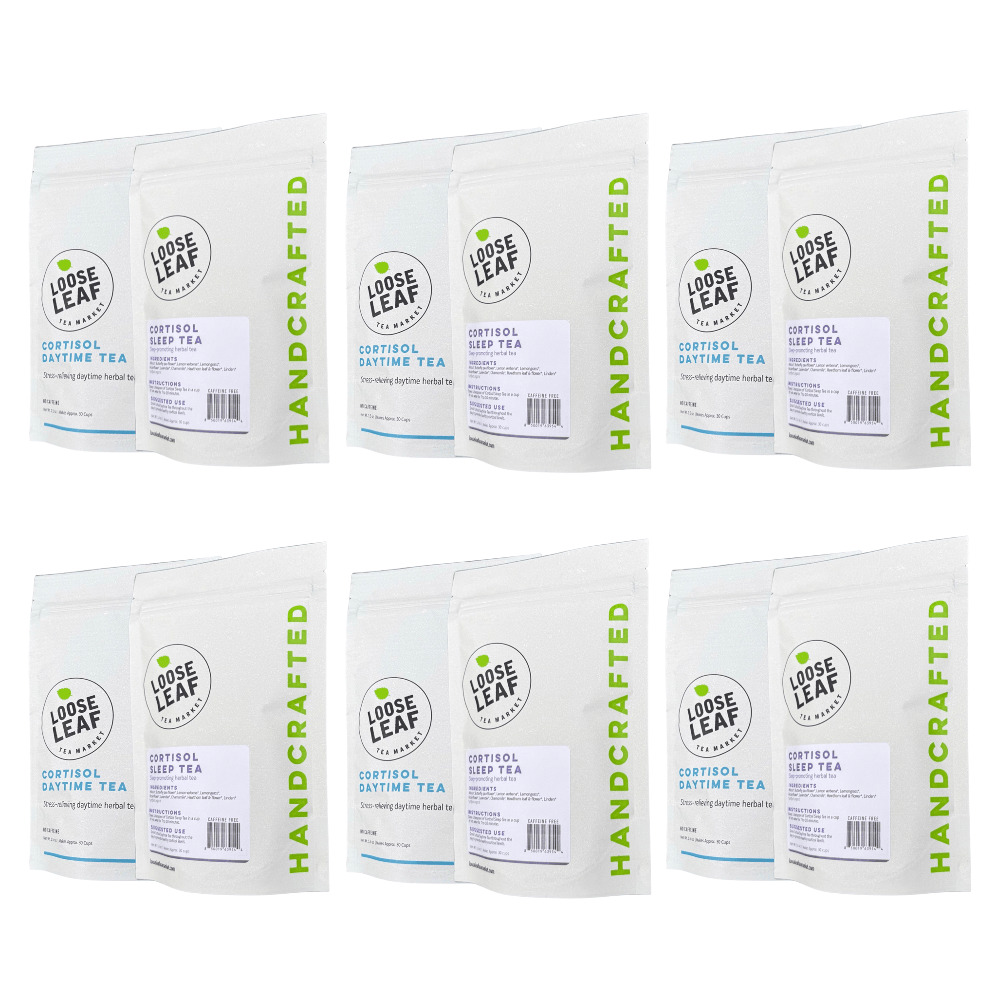Cortisol Tea Bundle - Ashwagandha - free - Loose Leaf Tea Market