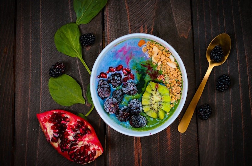 A Butterfly Blue Smoothie Bowl - Loose Leaf Tea Market
