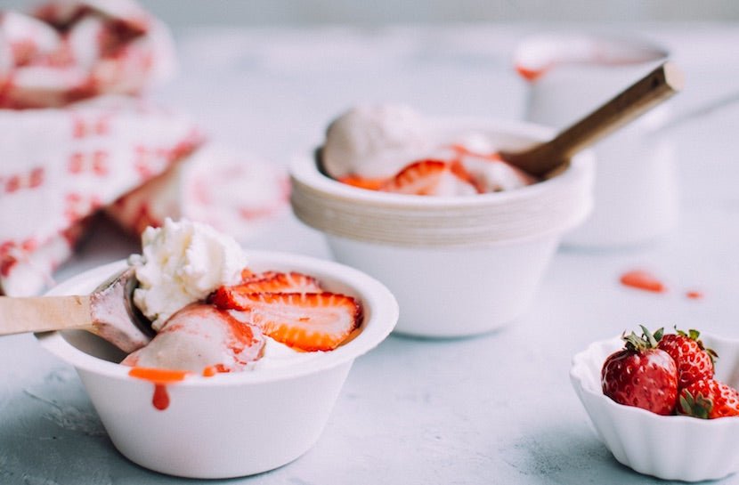A Raw Rosewater Strawberry Sundae - Loose Leaf Tea Market