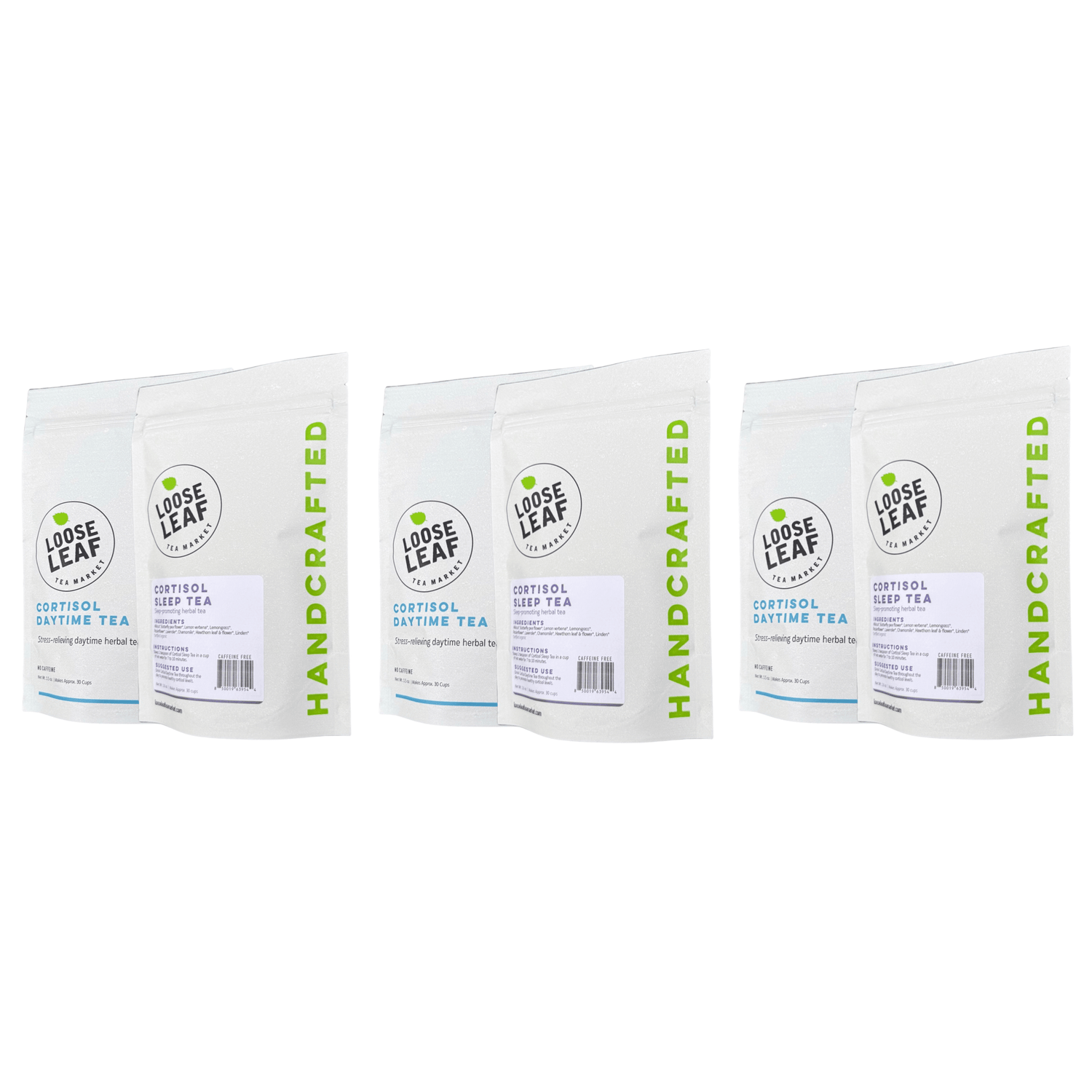 Cortisol Tea Bundle - Ashwagandha - free - Loose Leaf Tea Market