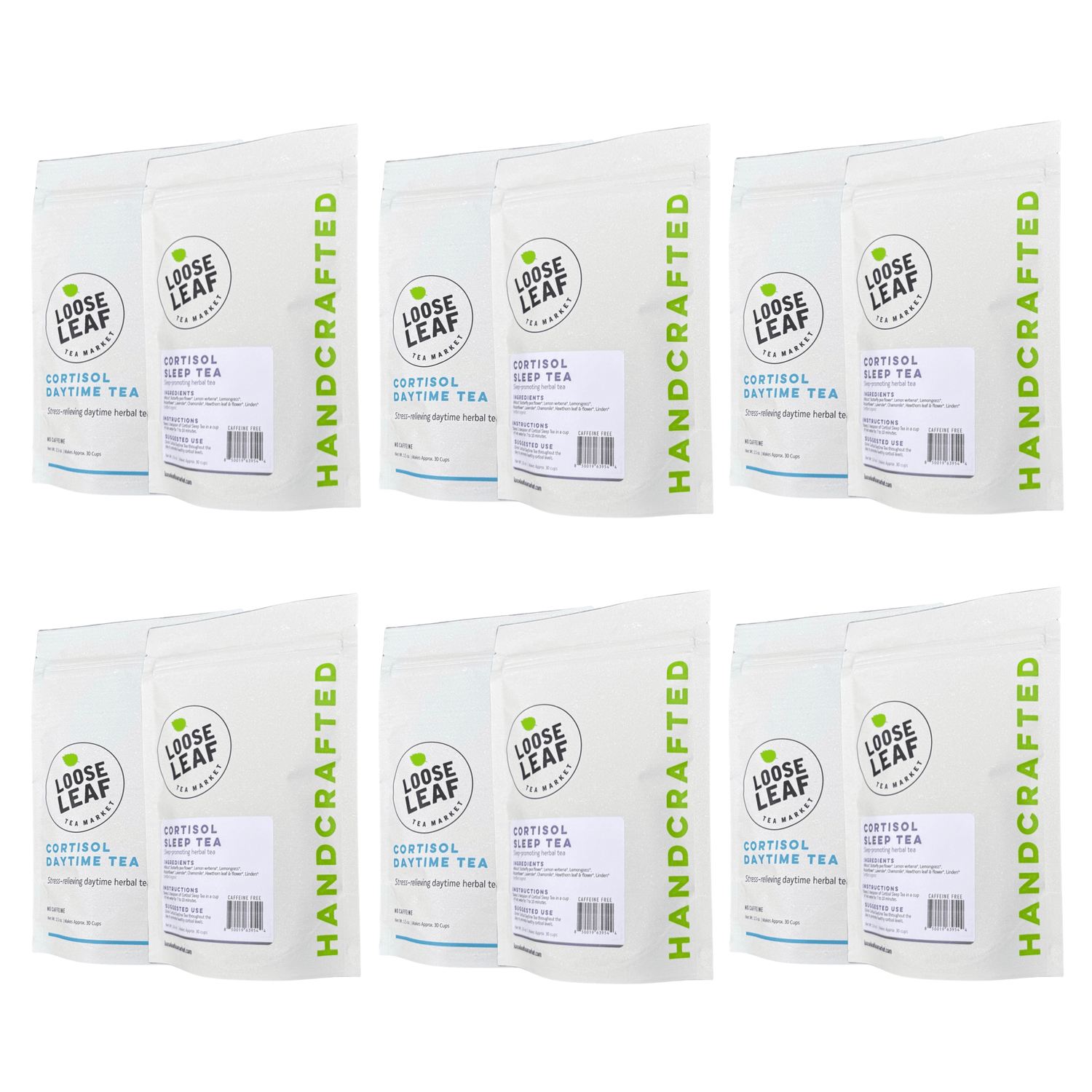 Cortisol Tea Bundle - Ashwagandha - free - Loose Leaf Tea Market